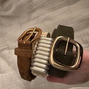 Belt trio, madewell and heaven mayhem